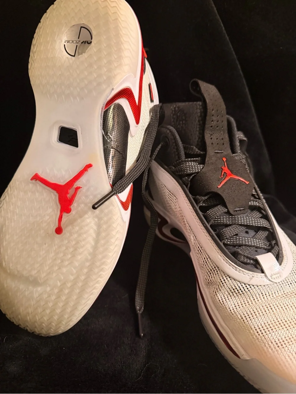 Air Jordan XXXVI 36 “First Light” – Men’s 9.5 – White/University Red/Black